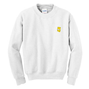 Bart Simpson Head Sweatshirt