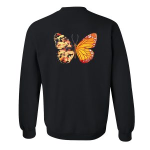 Butterfly Sweatshirt Back