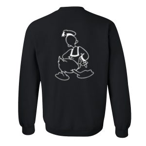 Donald Duck Sweatshirt Back