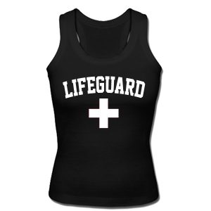 Lifeguard Black Tank Top