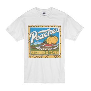 Peaches Records & Tapes T-shirt