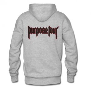 Purpose Tour Hoodie Back