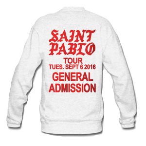 Saint Pablo Tour Sweatshirt Back