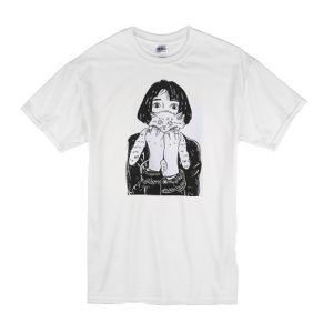 Girl With Cat T-Shirt