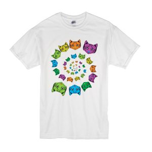 Head Cat Spiral T-Shirt