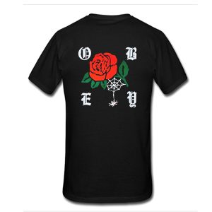 Obey Spider Rose T-Shirt Back
