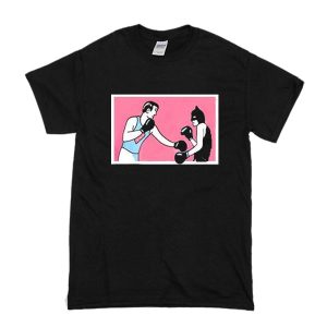 Superman Batman Boxing Parody T-Shirt