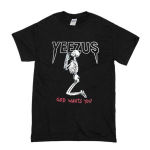 Yeezus Skull God Wants You T-Shirt