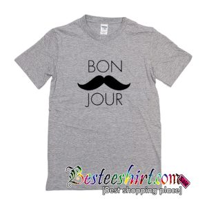 Bonjour Moustache T-Shirt