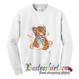 Lisa Frank Hunter The Leopard Outer Space Girls Sweatshirt
