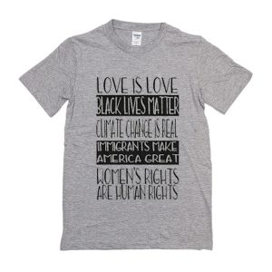 Love is Love Black Lives Matter T-Shirt