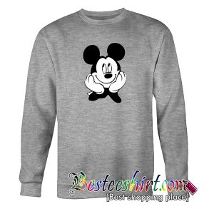 Mickey Mouse Face Sweatshirt