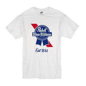 Pabst Blue Ribbon Beer Est 1844 T-Shirt