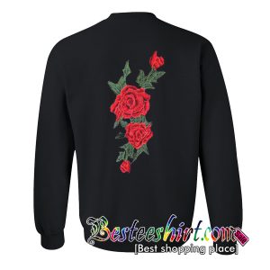 Rose Sweatshirt Back