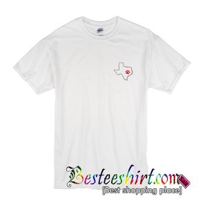 Texas Outline Map T-Shirt