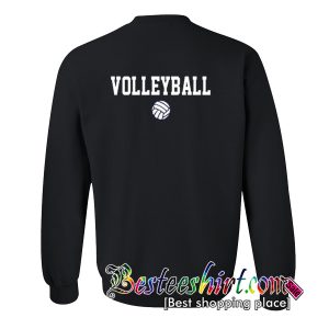 Volleyball Sweatshirt Back