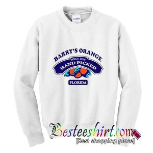 Barrys Orange Florida Sweatshirt