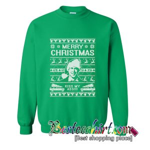 Kiss My Ass Christmas Sweatshirt