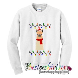 Llama Christmas Sweatshirt