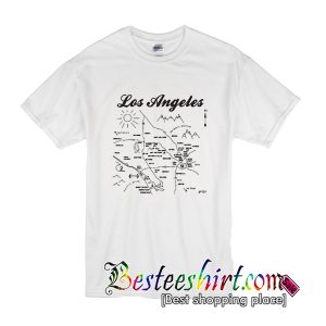 Los Angeles Map T-Shirt