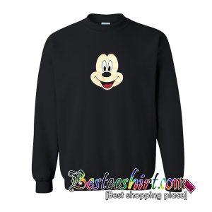 Mickey Mouse Face Sweatshirt