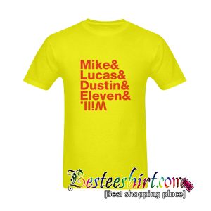 Mike Lucas Dustin Eleven Will T-Shirt