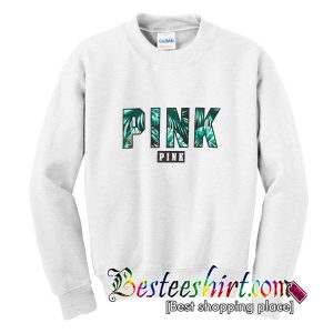 Pink Palm Tree Sweatshirt