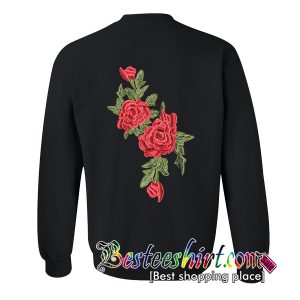 Rose Sweatshirt Back