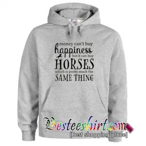 Money Can't Buy Happiness But it Can Buy Horses Which is Pretty Much the Same Thing Hoodie