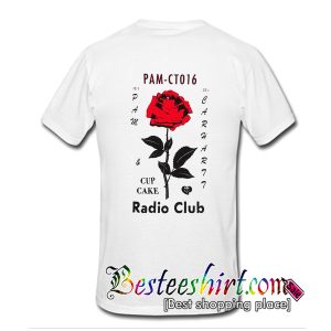 Pam And Cup Cake Radio Club T-Shirt Back