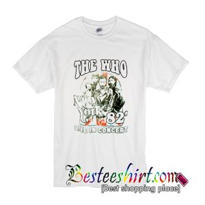 The Who New York 82' Live In Concert T-Shirt