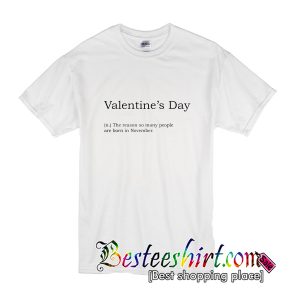 Valentine's Day Definition T-Shirt