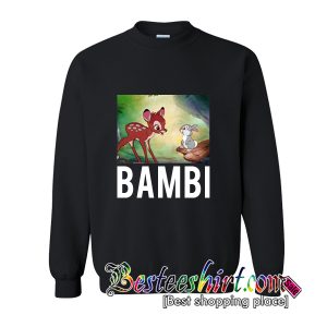 Bambi and Rabbit Sweatshirt