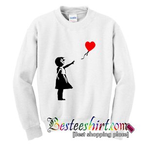 Banksy Balloon Girl Sweatshirt