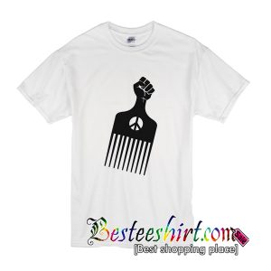 Black Panther Afro Comb T-Shirt