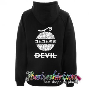 Gum Gum Devil Hoodie Back