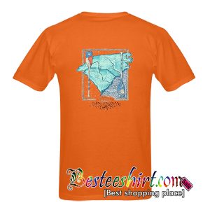Southern Marsh River Routes NC and SC T-Shirt Back