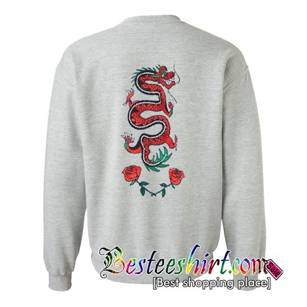 Dragon Sweatshirt Back