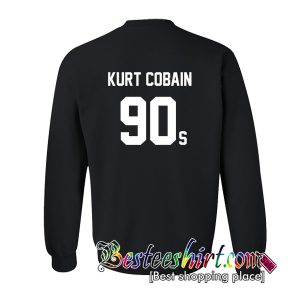 Kurt Cobain Sweatshirt Back