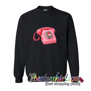 Pink Retro Phone Sweatshirt