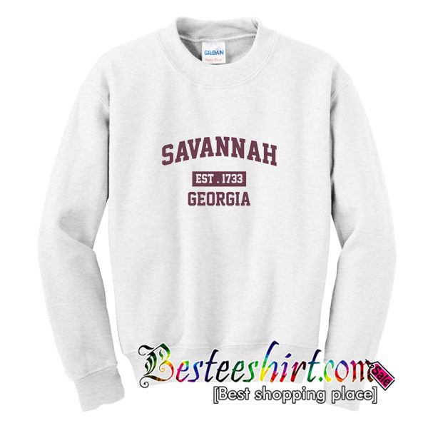 Savannah Est 1733 Georgia Sweatshirt