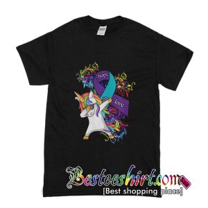 Unicorn Dabbing Hope With Love T-Shirt