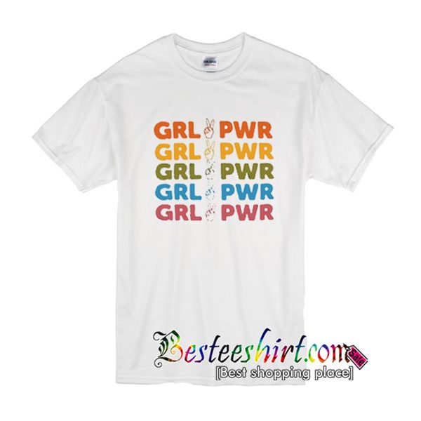 Grl Pwr Rainbow T Shirt