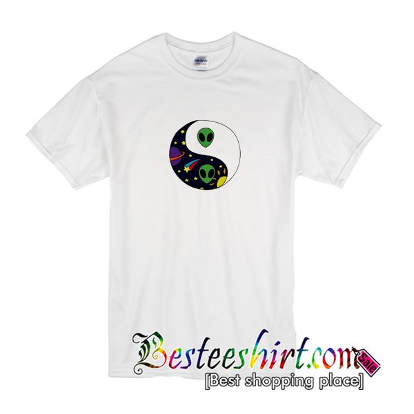 Alien yinyang T Shirt