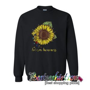 Autism awareness puzzle sunflower lover Sweatshirt