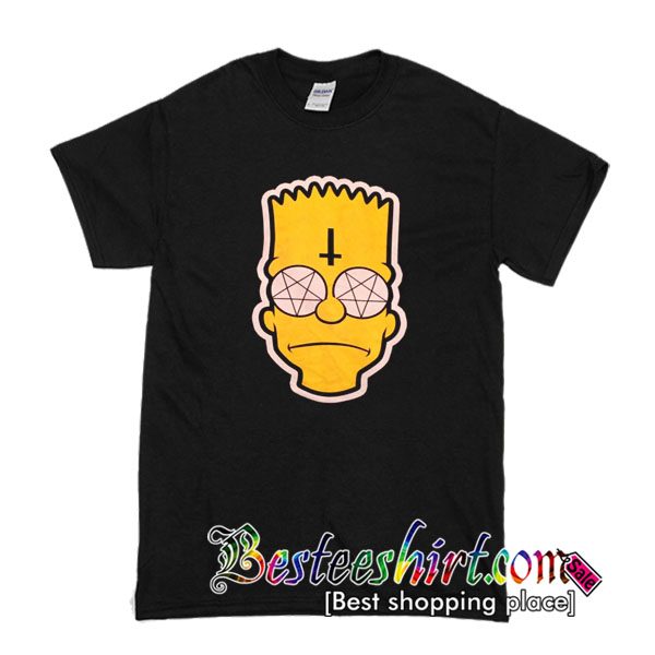 Bart Simpson Santanic T Shirt