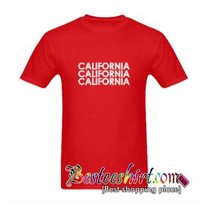 California Red T Shirt