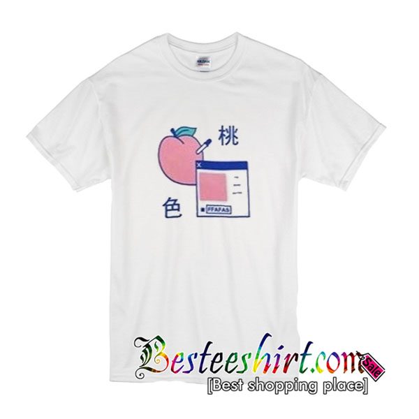 Peach Eye Dropper T shirt