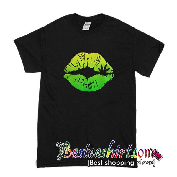 Weed Lips T shirt