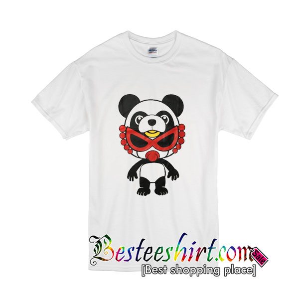 black super Panda baby t shirts